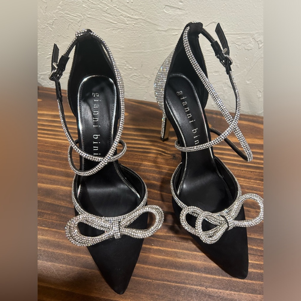 These heels are practically brand new. They’ve been worn once for prom.